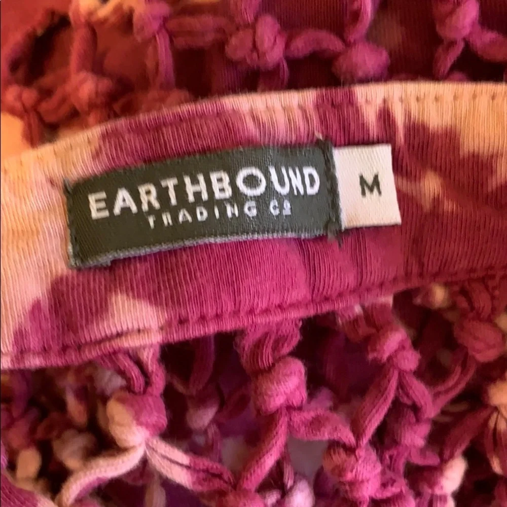 EARTHBOUND Purple Tie‎ Dye Batwing Shirt Medium - Picture 6 of 9